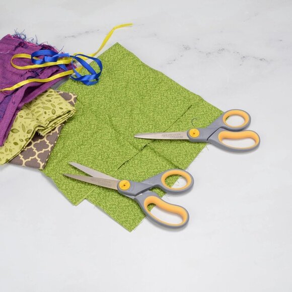 8-Inch Titanium-Bonded Scissors with Adjustable Glide Feature for Office and Hom - Picture 5 of 8